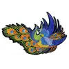 2018 Hot Selling Different Types Of Beautiful Peacock Custom 3D Embroidery Patch