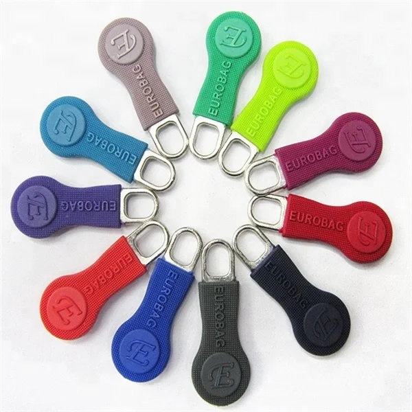 Silicone Rubber Custom Logo Zipper Pull Cute Zipper Pull For Sale Buy