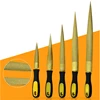 Hand Tool Gold Round and Half Round Flat Woodworking Rasps and Files