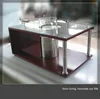 coffee table with ethanol fireplace insert