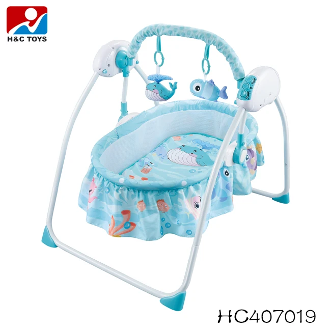electric baby bassinet swing