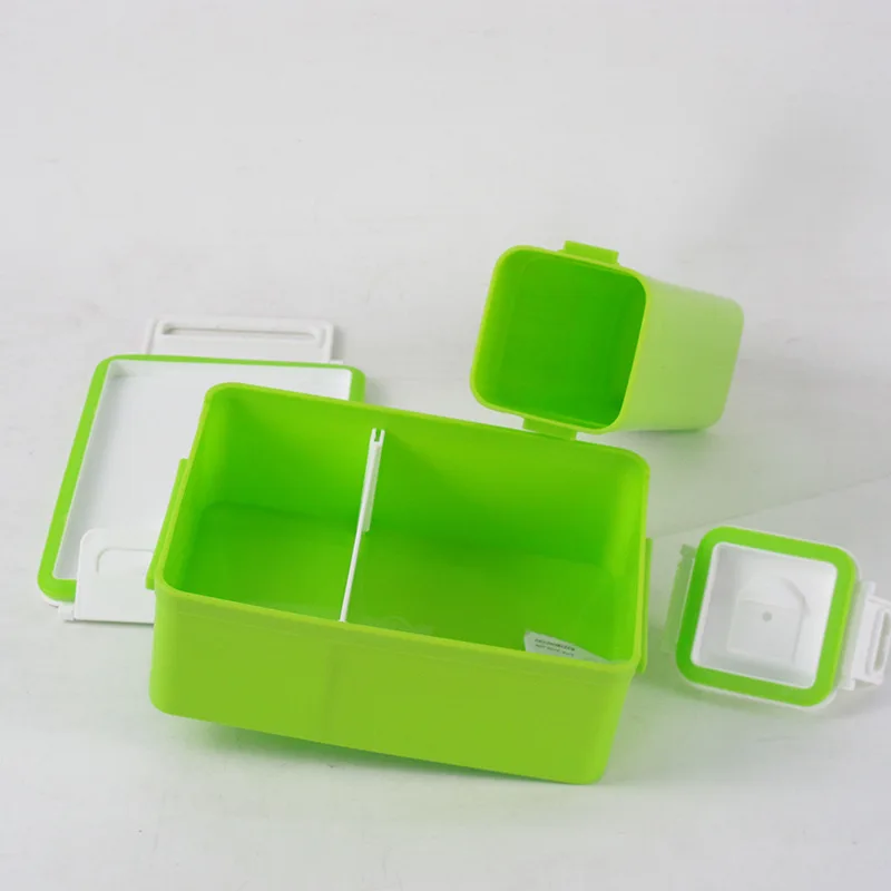 Plastic Kid Food Storage Container Lunch Box Leak Proof Customized