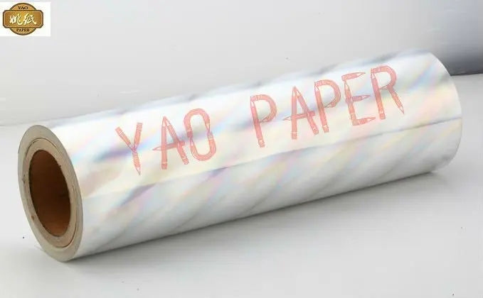holographic metallized paper(oblique beam)_