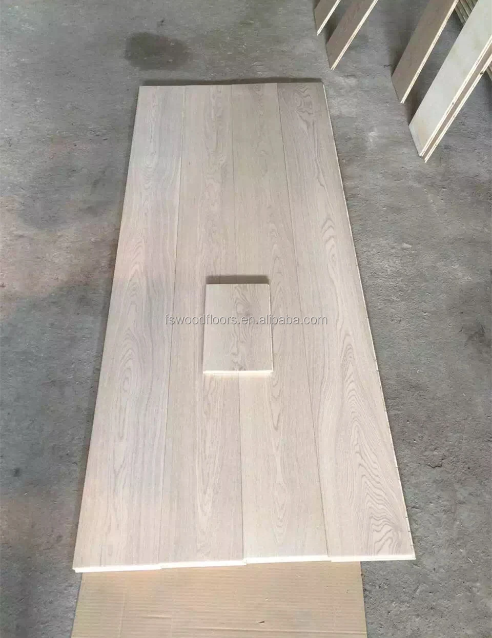 Premier Bleached White Oak Engineered Timber Flooring 1900x190x