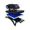 pneumatic auto swing slide out pull out high pressure fabric heat press machine 40x50cm