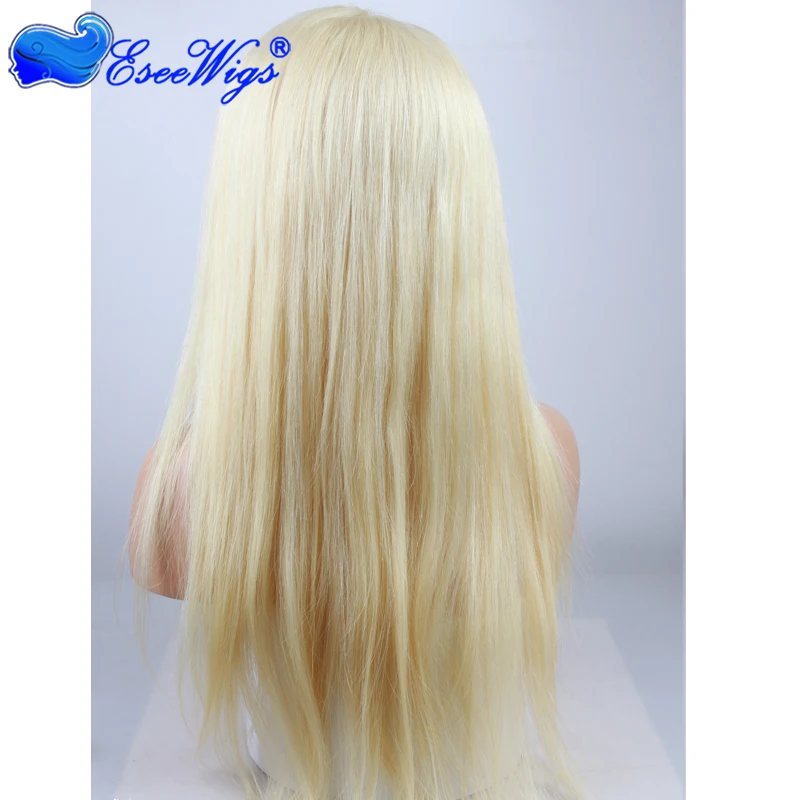 Factory vendor virgin human hair 613 blond color full lace wig top grade full lace human hair wig