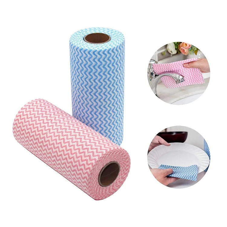 45gsm Heavy Duty Dusting Cloth Disposable Non Woven Kitchen Cleaning