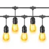 10m 15Bulbs E27/E26 Sockets S14 LED Outdoor String Lights for Holiday Party Wedding New Home Entry
