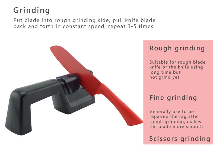 Multi-functional Kitchen Knife Sharpener With Scissors Grinding