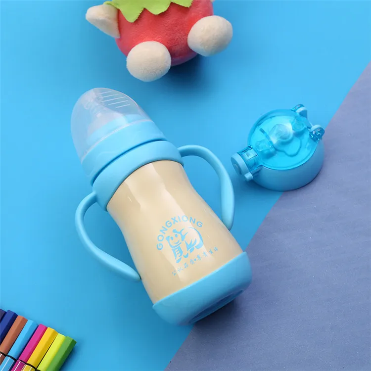 New Arrivals 240ml Stainless Steel Baby Feeding Milk Bottle Small Mouth Buy Milk Bottle,Baby