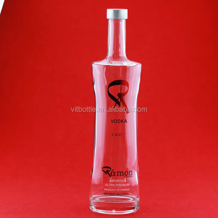 Cool Design Spray Painting Gold Champagne Bottle Glass Water Bottle