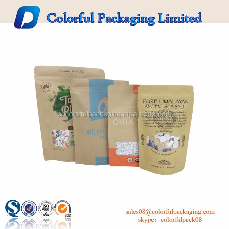 Small Kraft Paper Coffee Bean Packaging Bags With Valve 500g-1000g Side ...