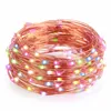 100leds 10m Orange Pink colorful underwater LED feit electric string lights