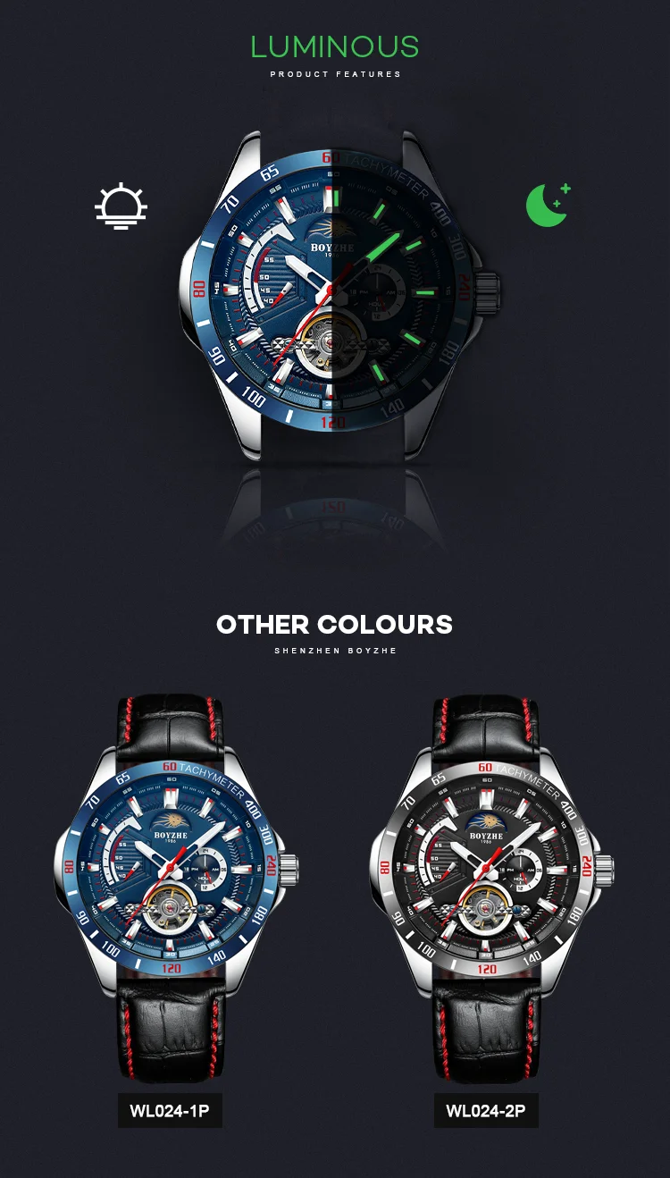 New High Quality Men Automatic Watch Oem Custom Logo Mechanical Wrist