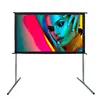 Projector stand projection screen brackets 16: 9 Indoor Foldable Easy Snap Projection Screen