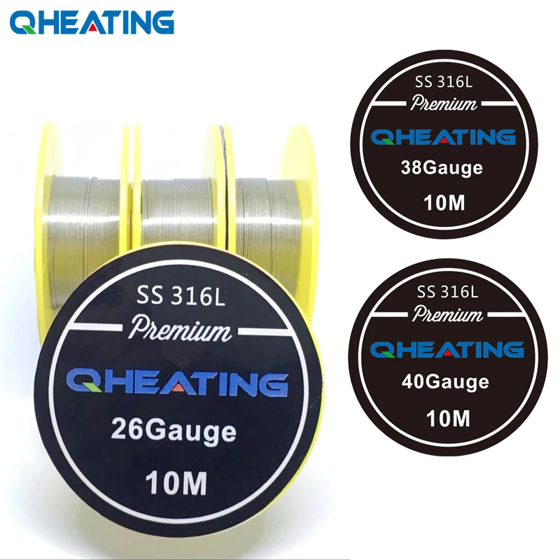 10m SS316L 24 26 28 30 32 ga GAUGE AWG PROFESSIONAL XFKM WIRE STAINLESS STEEL