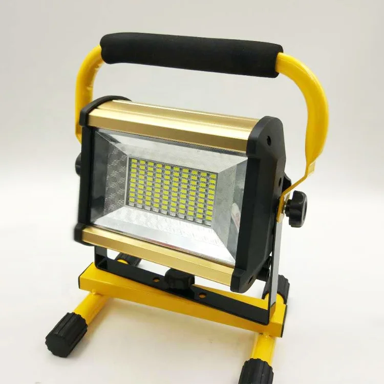 100W rechargeable portable led work light with replacement battery