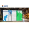 Outdoor smart package and mail delivery locker with remote platform remote report function