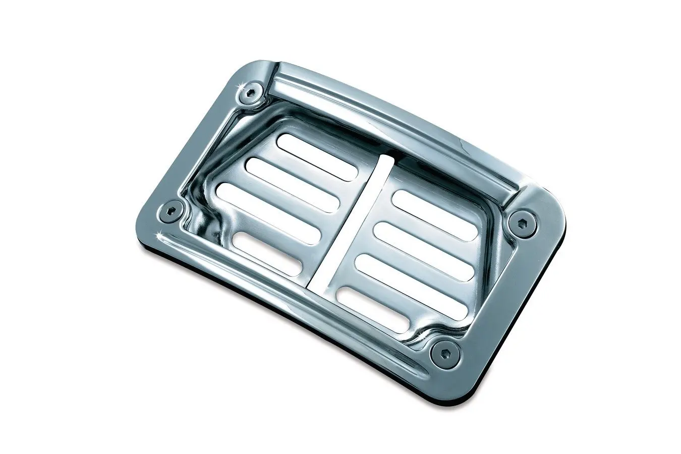 Victory - Kuryakyn Chrome L.E.D. Laydown Curved Plate Frame Universal