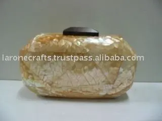 shell clutch bag