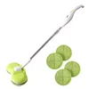 360 degree free rotation cordless electric charging sweeping magic robot mop