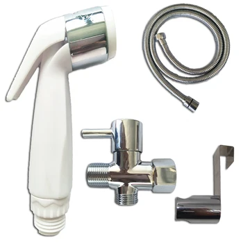 Abs White Diaper Sprayer Bathroom Faucet Shattaf Toilet Bidet