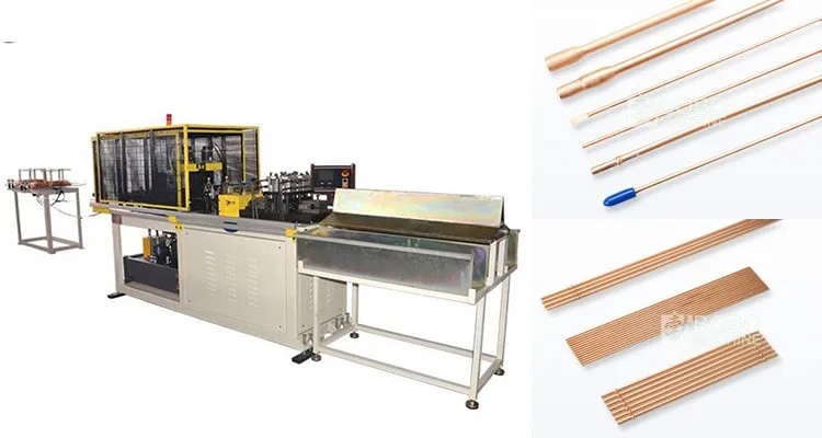 Copper Tubing Straightener And End Forming Machines