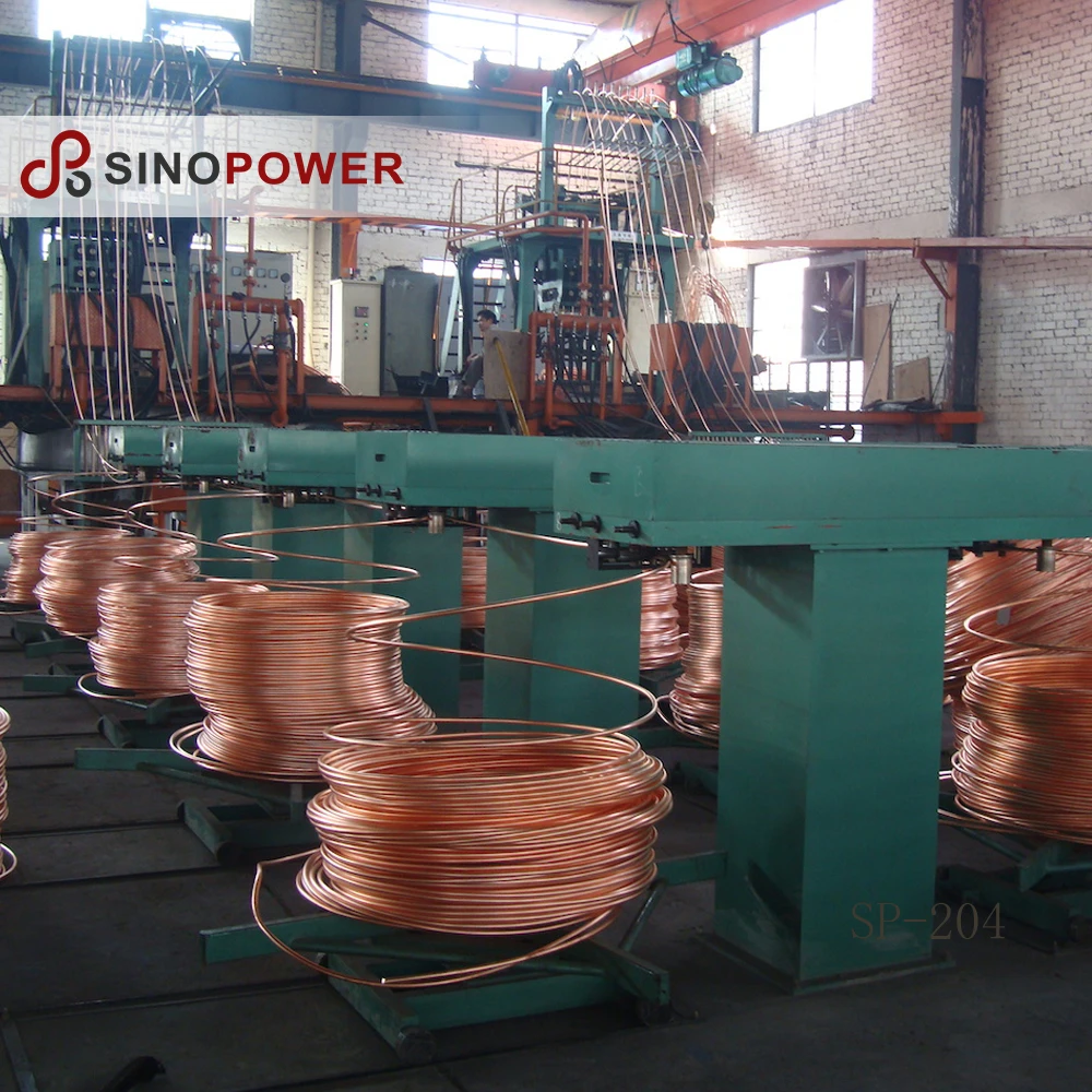 8mm Copper Rod Strands Upward Continuous Casting Plants For Copper