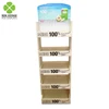 5 tiered retail pop wood merchandising unit floor display rack shelf