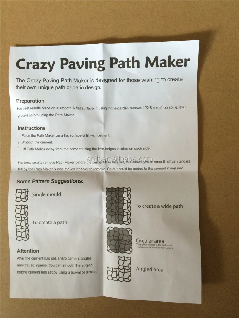 Manual of Pavement mould01
