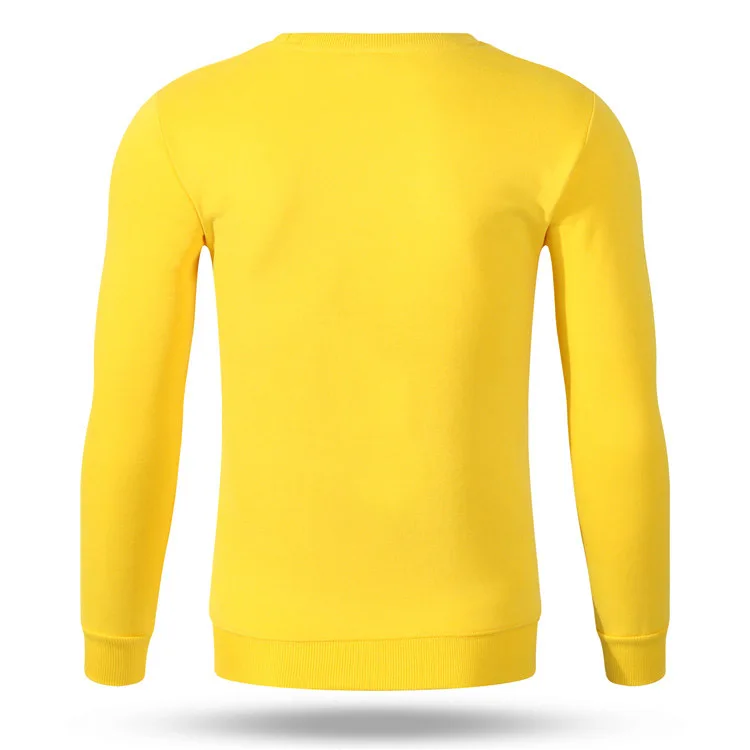 plain yellow sweatshirt