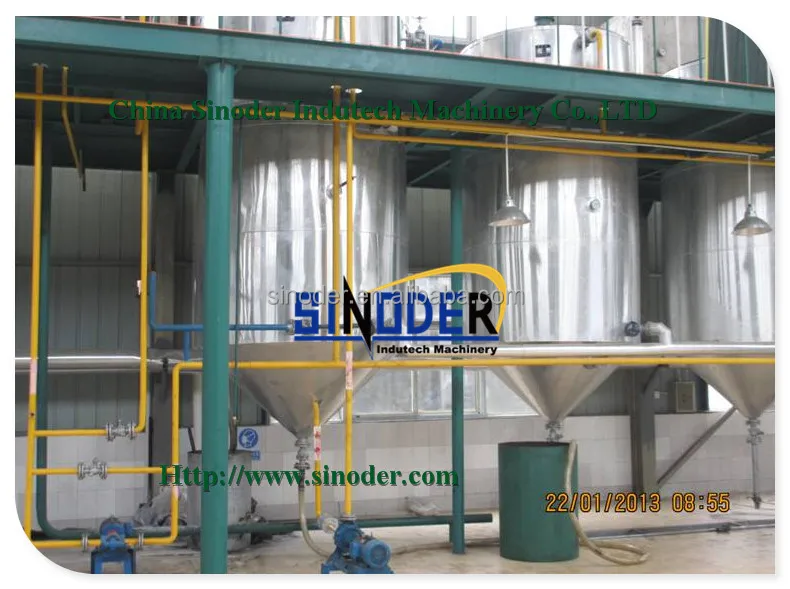small 0.5 ton edible oil refinery Vegetable oil refinied mill Dewaxing section Crude cooking oil refinery machine