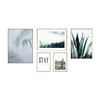 Modern Nordic Style Printed Forest Cactus Wall Art Oil Painting