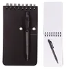 Spiral-bound Polypropylene jotter with pen loop on cover