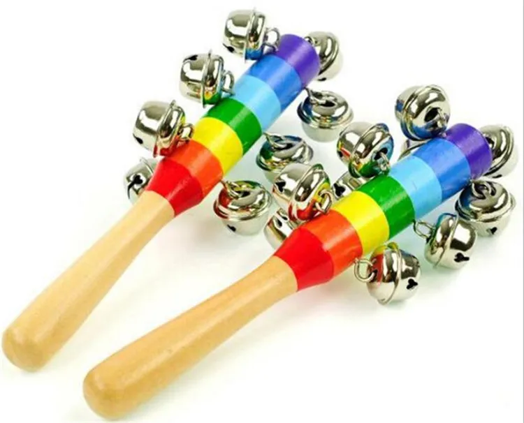 Wooden Musical Hand Bell Wooden Kids Shaking Bells - Buy Kids Shaking ...