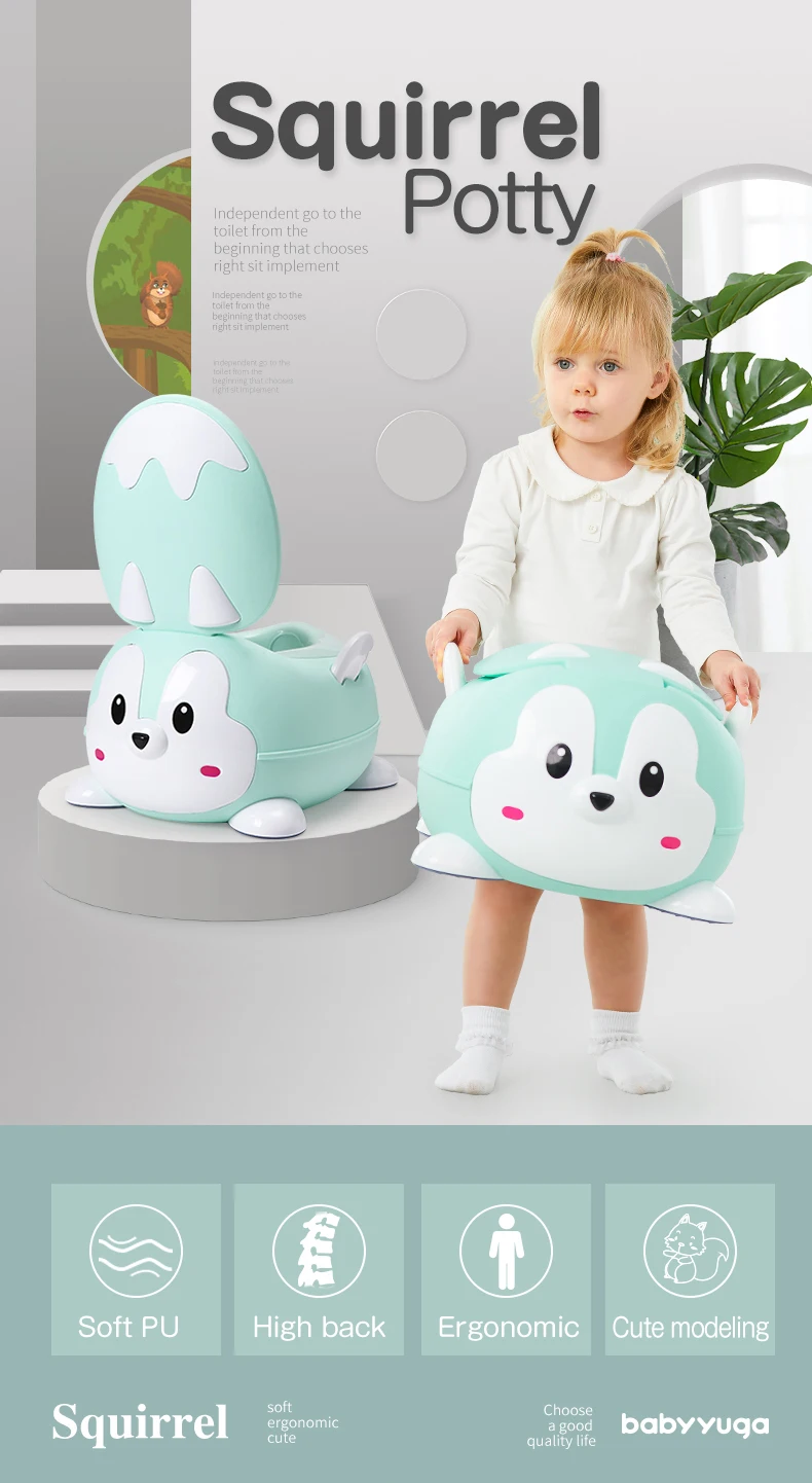 High Quality Baby Training Potty With PU Pad