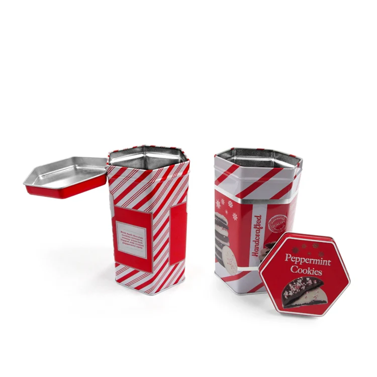 Hexagonal Cookie Tea Packaging Tin Box - Buy Packaging Tin Box,Tea Tin ...