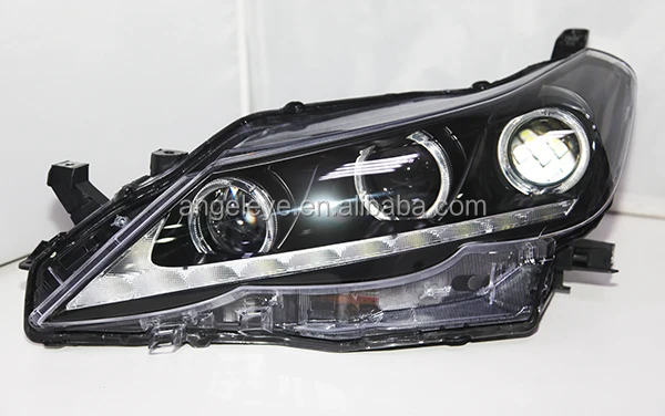 For TY REIZ / Mark X LED Head Light Angel Eyes Projector Lens 2010