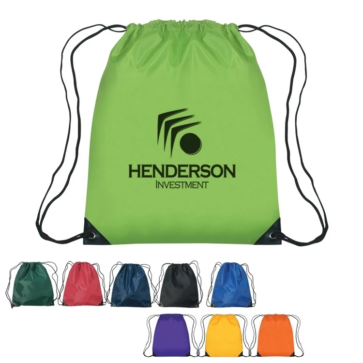 Customized Cheap Polyester Drawstring Bag/wholesale Drawstring Backpack