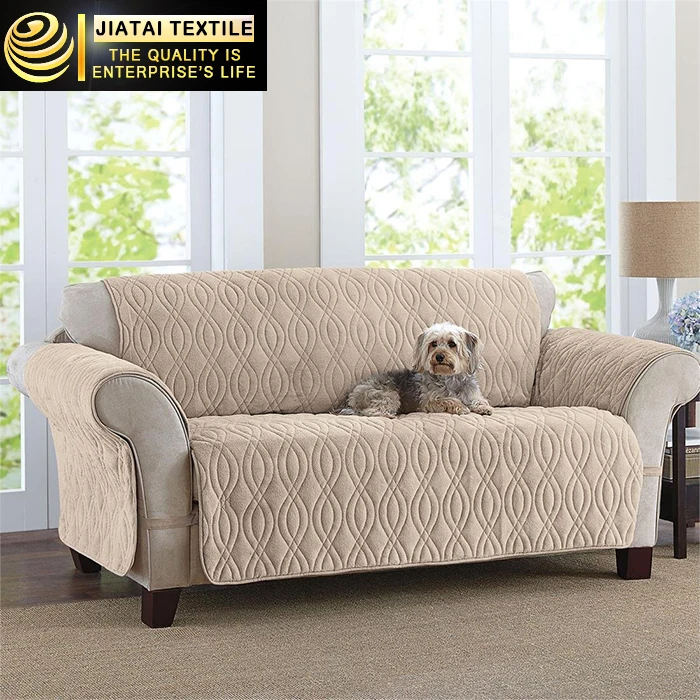 Plush Pet Sofa Cover Deluxe Machine Wash 100 Polyester Sofa Cover