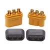 Amass MR60 Plug w/Protector Cover 3.5mm 3 core Connector T plug Interface Connector Sheathed for RC Model