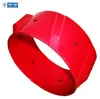 Cast rigid centralizer with top wire