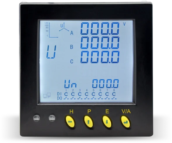 three phase multifunction energy meter