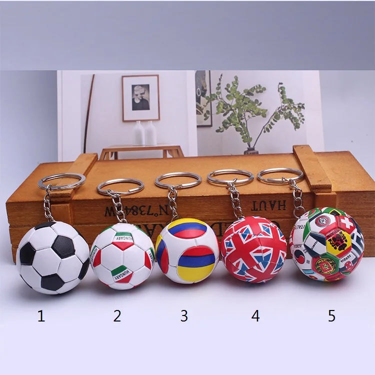 3d World Cup Football Fan Souvenir Keychain Buy Football Keychain