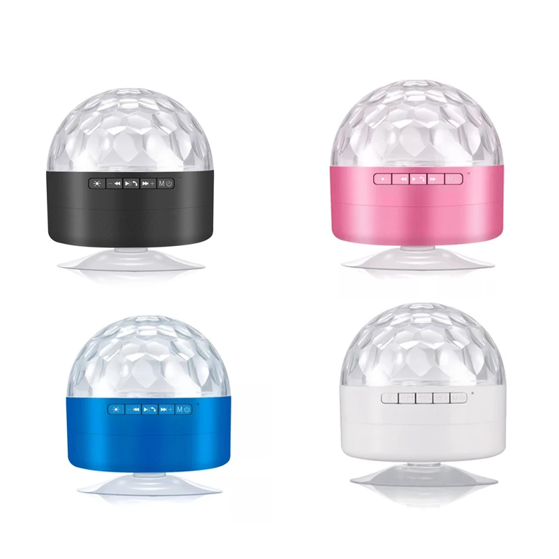 New Cheap Wireless BT LED Stage Speaker Color Light Radio Mini Speaker - ANKUX.COM