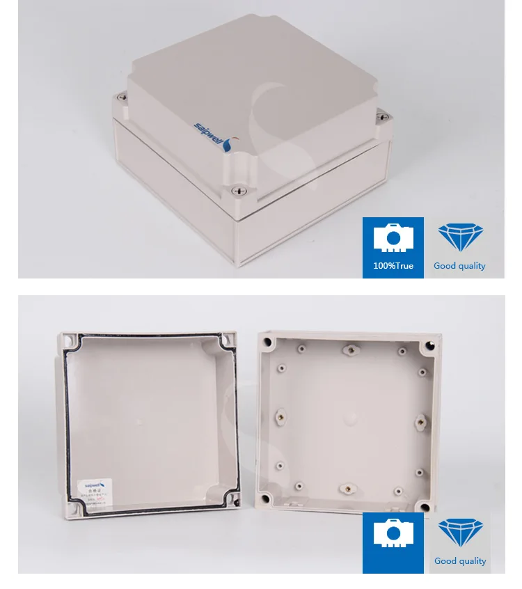 Ce/rohs Approval 175*175*100mm Plastic Panel Control Box Sealed