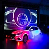 Multidimensional flexible video presentation led wall, p4.81 led curtain