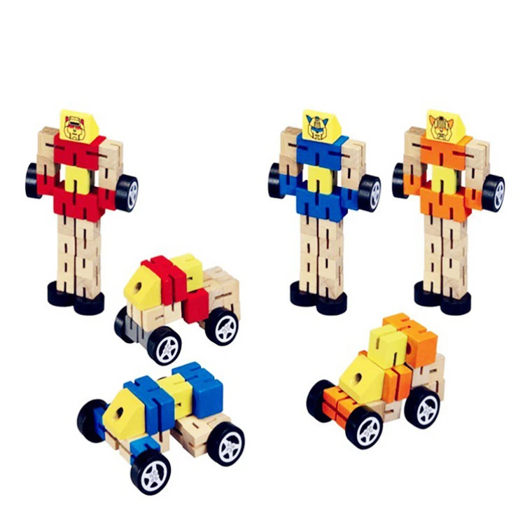 Download Amazon Best Selling Changeable Different Color Robot Wooden Puzzle - Buy Puzzle,Puzzle Game ...