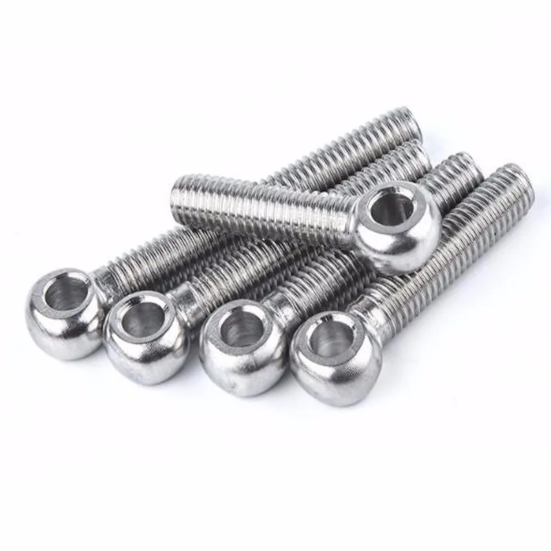 M20*100mm Stainless Steel A280 Shoulder Long Shank Eye Bolt Din444