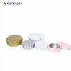 Custom Printing Wholesale Round Lipstick Click Clack Small Mini Tin Can Candy Metal Packaging Box